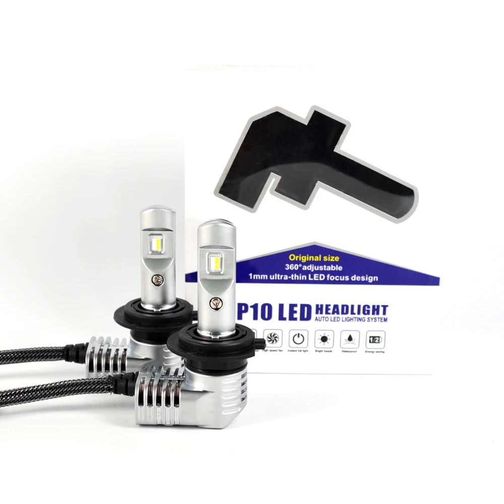 2019 NEW headlights 1:1 SIZE with halogen P10 H7 led canbus 100W P7 PLUS Series H4 H11 9005 9006 H15 5202 CAR HEADLAMP