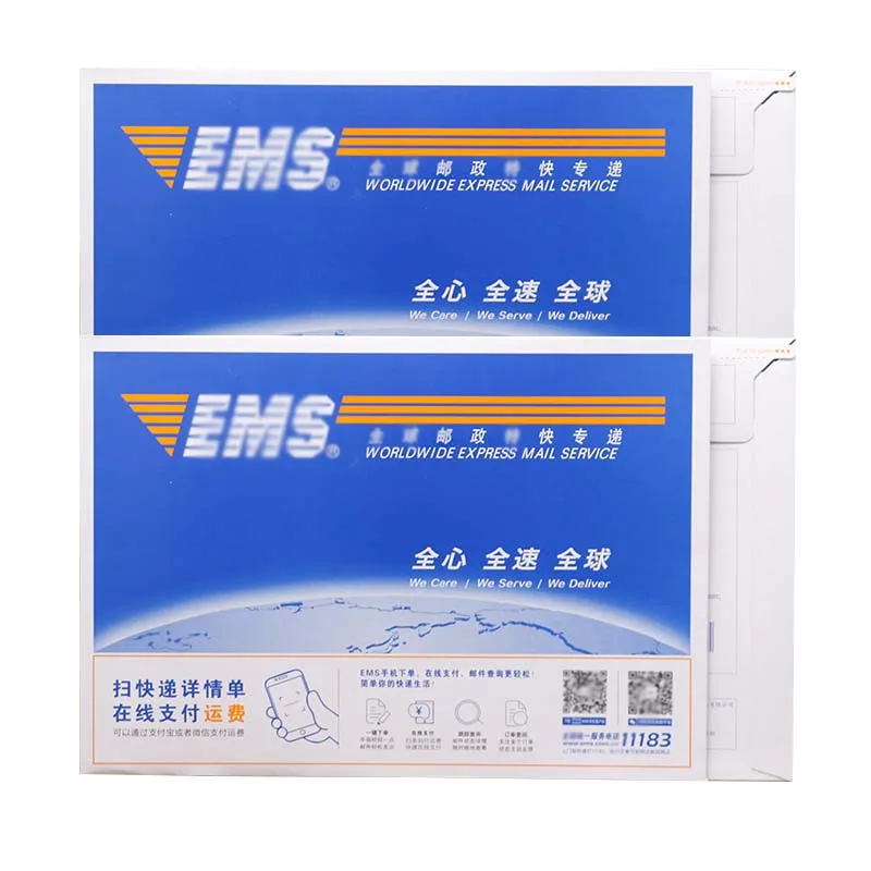 
Custom dhl ems express courier cardboard mailers mail bag mailing envelope 