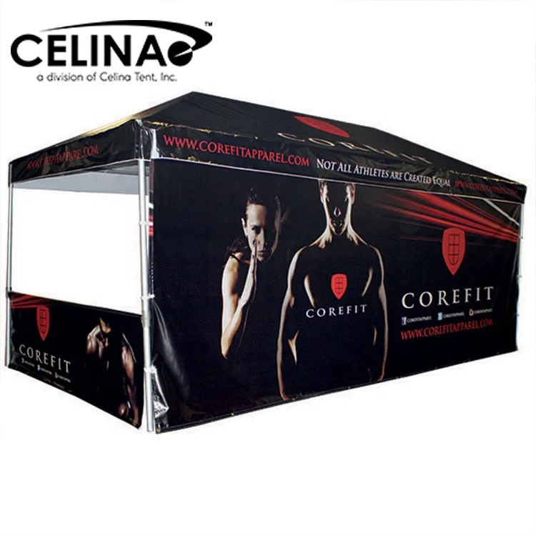 Celina tent black portable folding amazing tent for trade show 10 ft x 20 ft (3 m x 6 m)