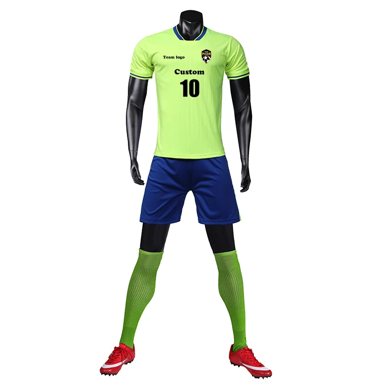 
Custom club logo soccer jersey for Men Full Team football jersey t-shirt 