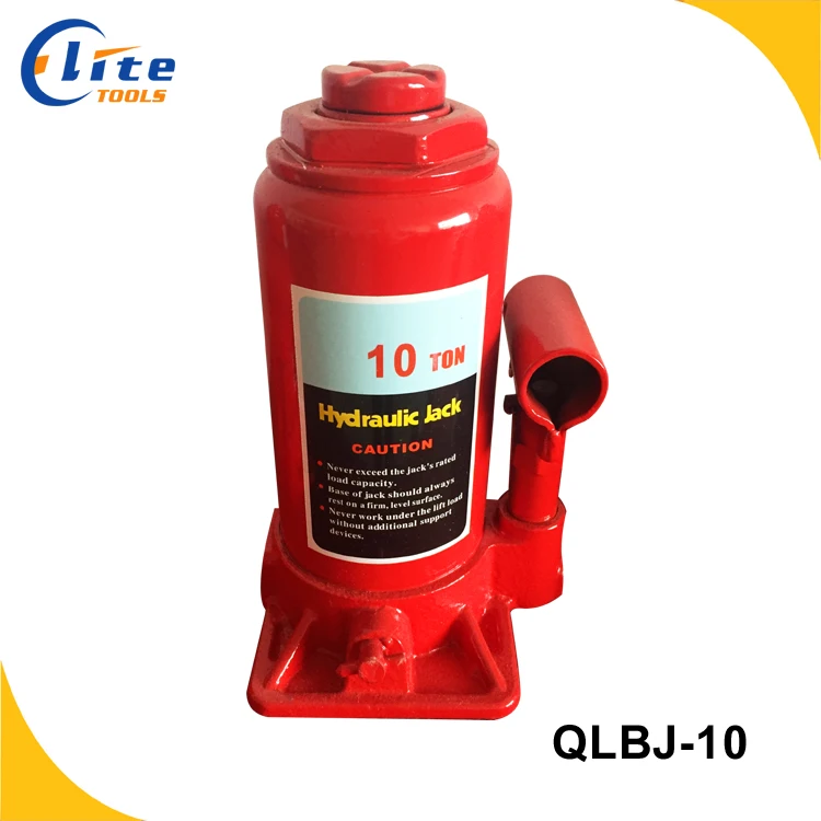 2T  red hydraulic bottle jack without safety valve