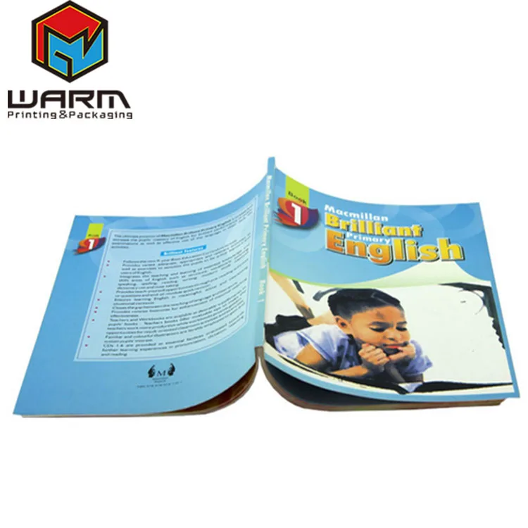 
2021 Wholesale College Educational Books Custom Perfect Binding workbook printing school books 