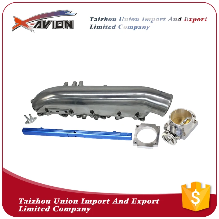 Широко используется Улучшенный качество RB26 топлива Rail Kit литой алюминиевый впускной коллектор с дроссельной заслонки