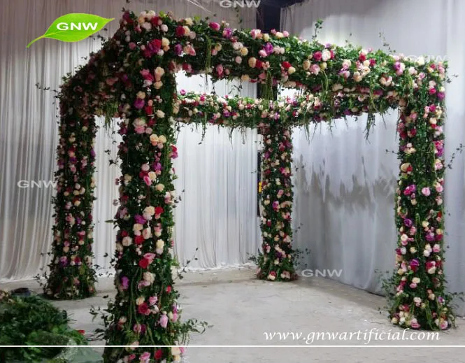 GNW FLWA171102 wedding flower arch indian wedding mandap designs