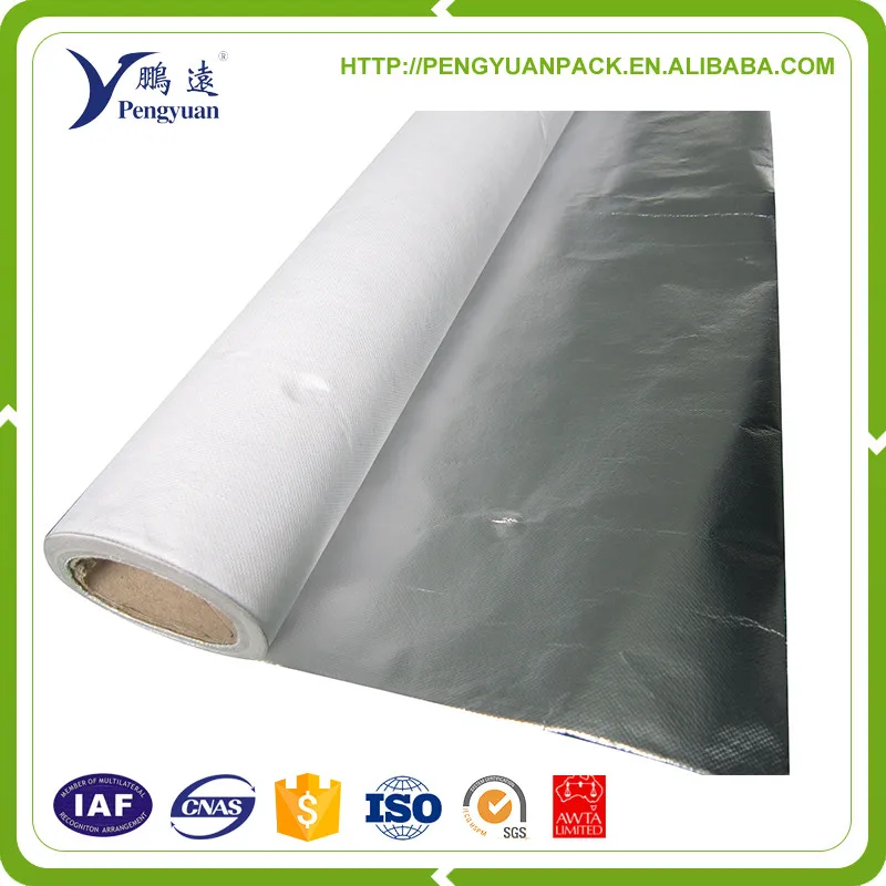 Горячие Продать термостойкие противопожарные алюминиевой фольги с покрытием, нетканые ткани