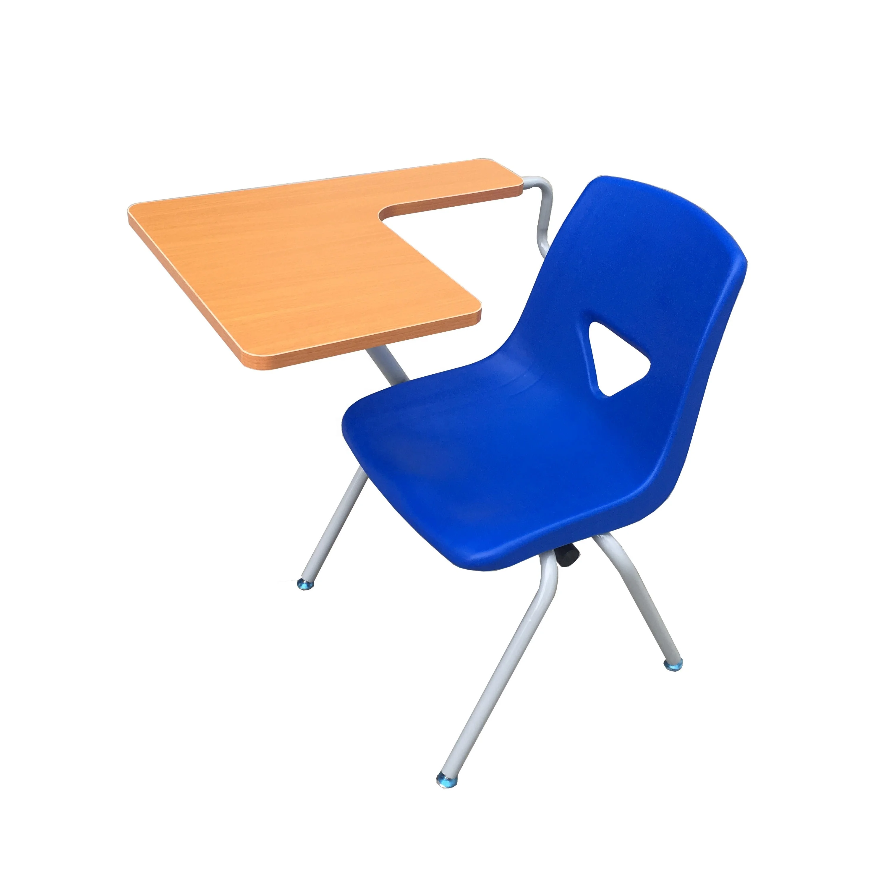 Wholesale School Study Meeting Lecture Chairs PP Plastic Chair  School Furniture Chairs With Writing Pad