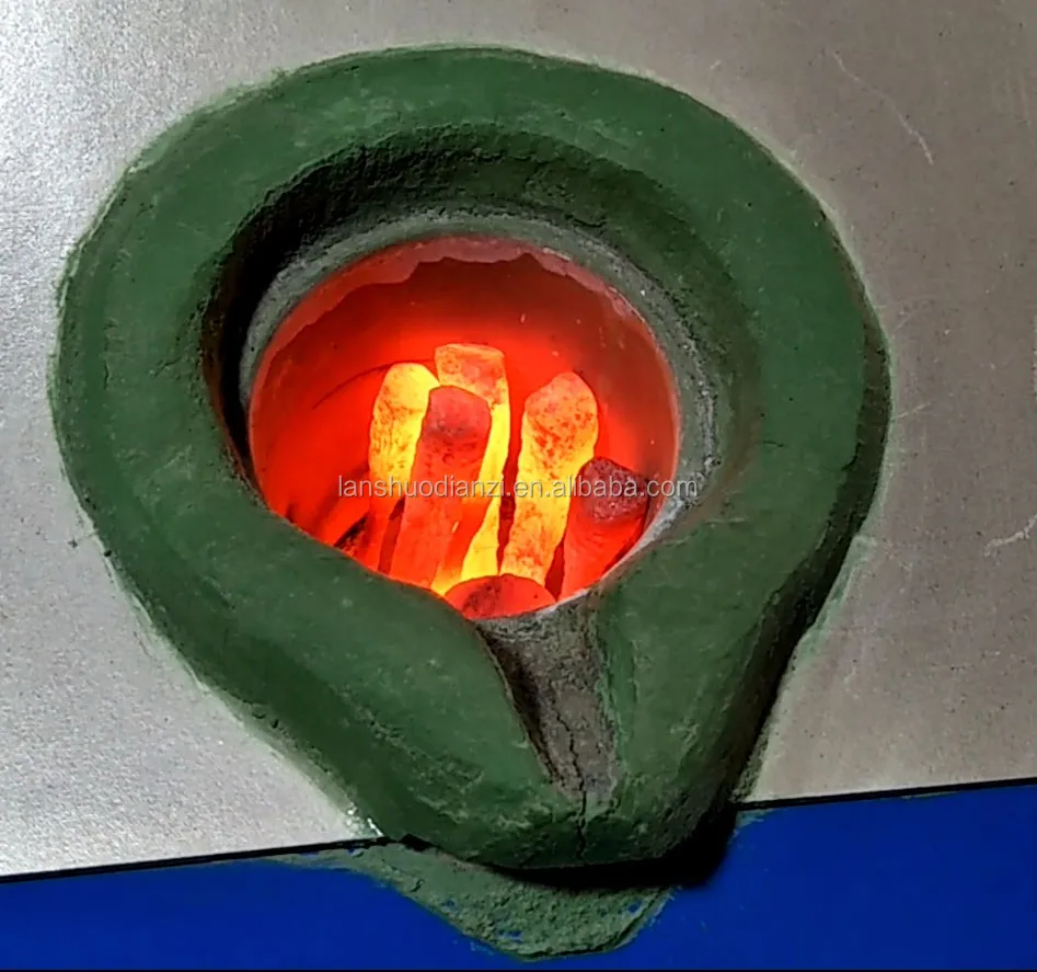 Small Gold Silver Copper Melting Furnace, Induction Metal Melting Machine