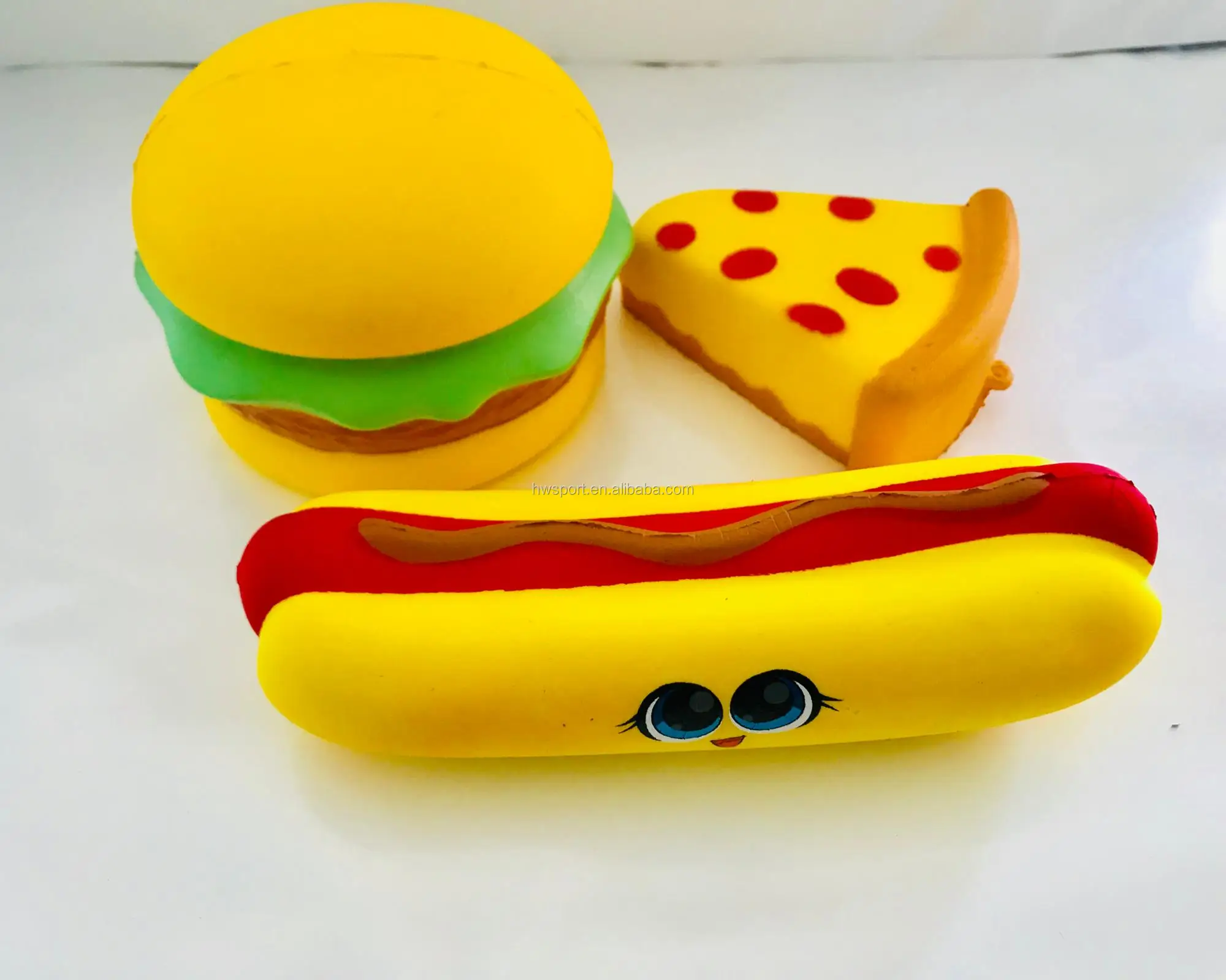 Jumbo Squishy Set Fruits Slow Rising Scented Avocado/Pear/Orange Shaped PU Pressure Relieve Squishies Soft Toy