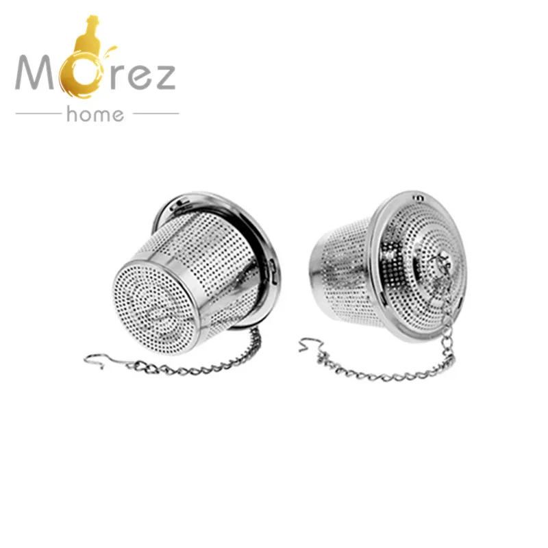 Morezhome Премиум из нержавеющей стали заварки чая с микро перфорированной сетки-крутой крупнолистовой чай