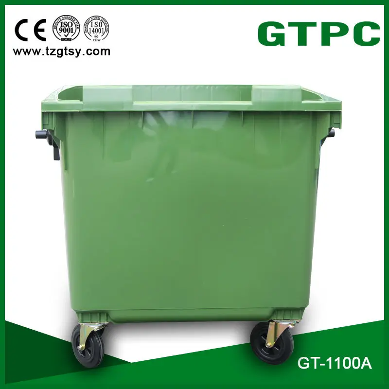 HDPE 1100L garbage bin/dustbin / waste bins with wheels