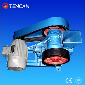 China Tencan laboratory primary jaw crusher, small portable crushing machine stone rock jaw crusher