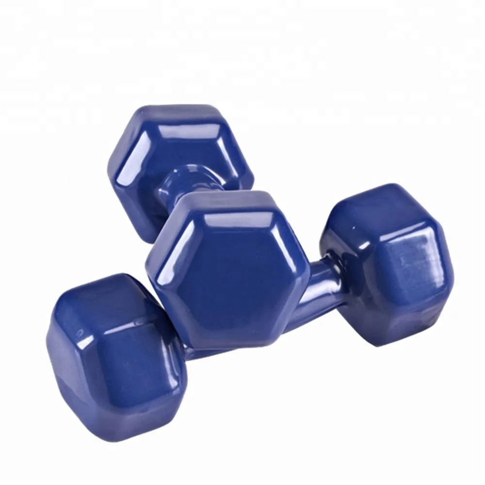 Цветные гантели для бодибилдинга, оборудование для спортзала