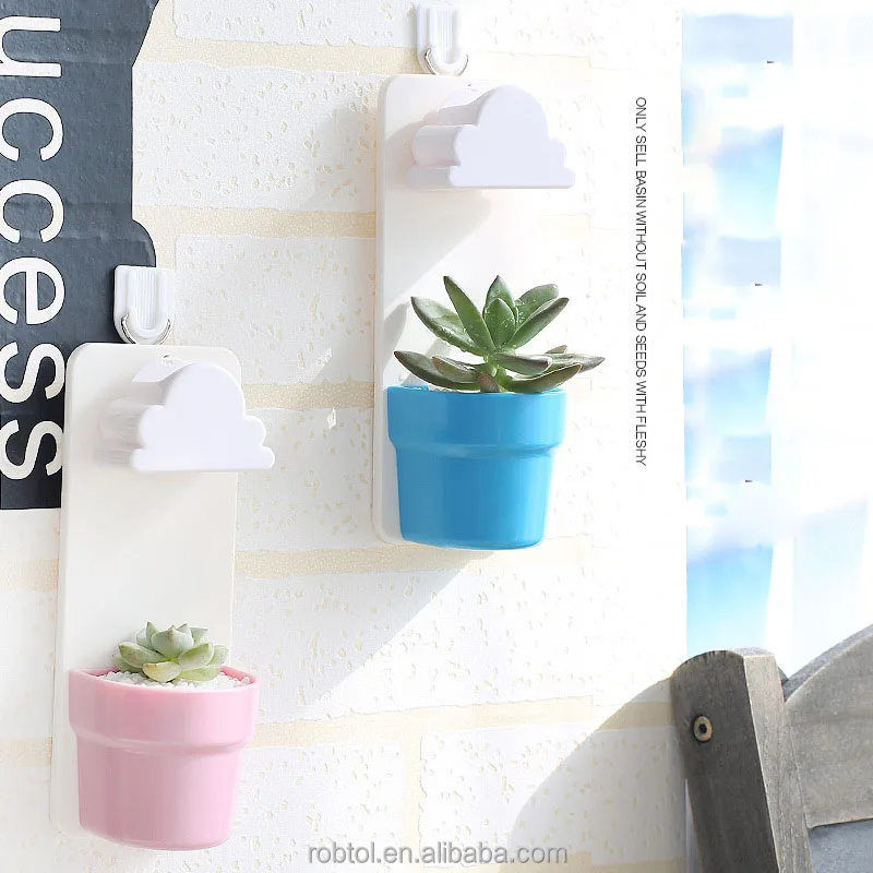 Clouds flower pot Creative plastic Automatic watering garden Potted