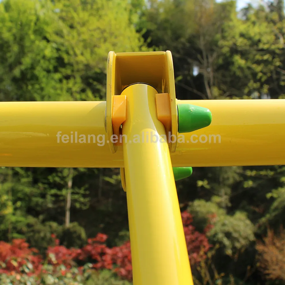 Combined Double Seat Hanging Stainless Steel Patio Furniture Outdoor Garden Swing Set Chair