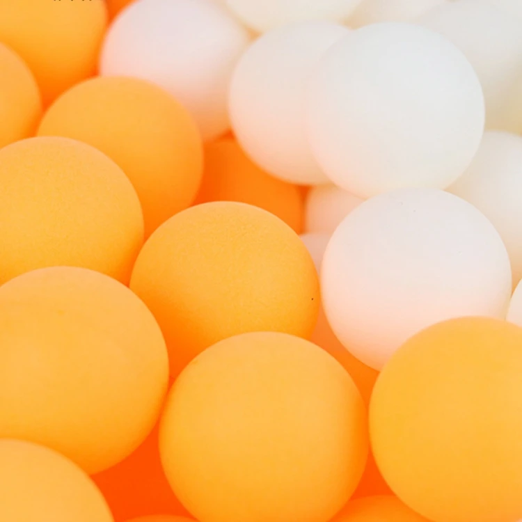 
professional wholesale customized high - quality new ABS material 3 star orange/white 40/40+ table tennis balls 