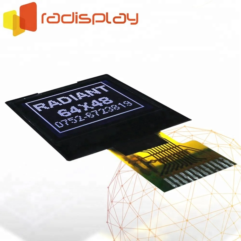 7 Segment Monochrome Transparent 256x128 Graphic Lcd Display