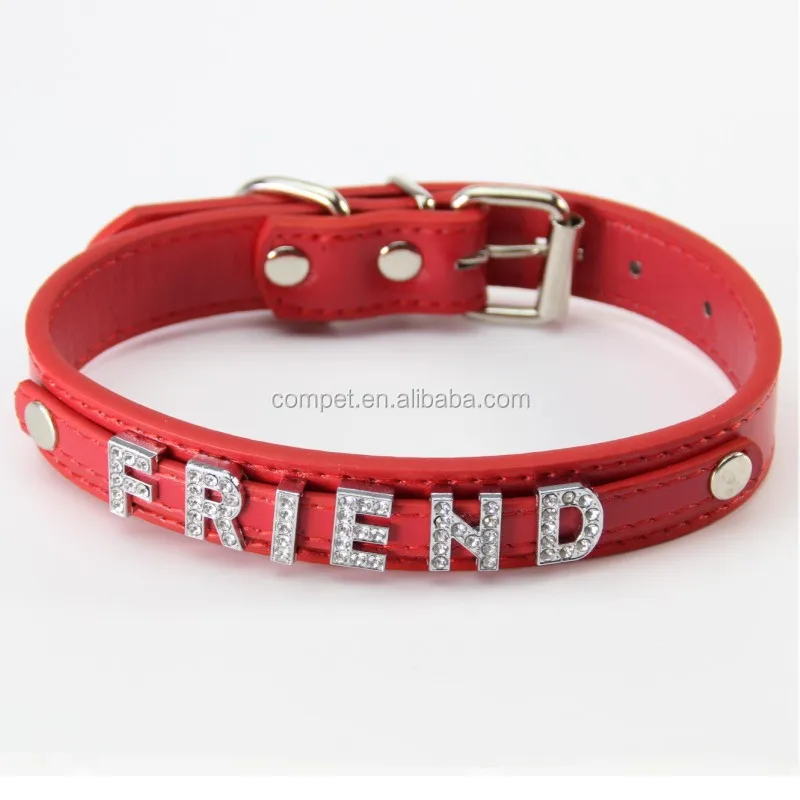 Personalized pet collar DIY alphabet dog name dog collar