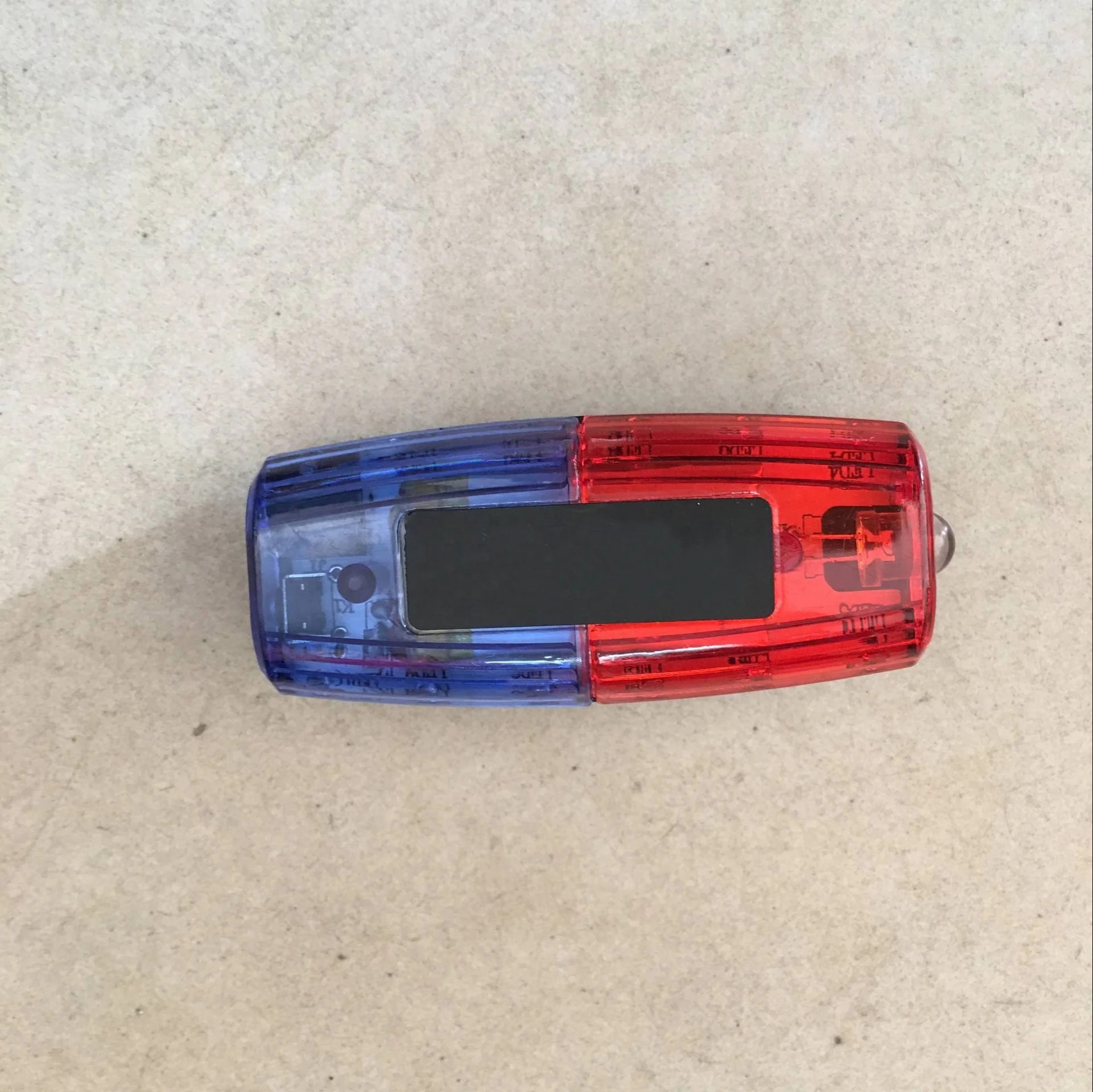 Дорожный красный синий светодиодный полицейский наплечный фонарь для перезаряжаемой батареи