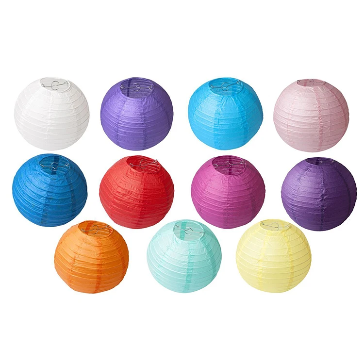 Different Size Chinese Round Paper Lantern Wedding Decoration,Festival Decoration