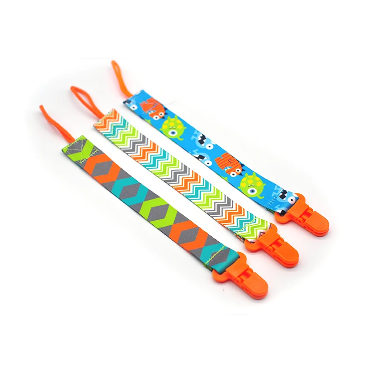 Colorful baby metal feeding pacifer holder clip