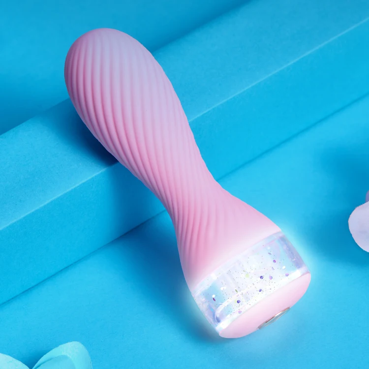 Medical Silicone  USB Rechargeable sexy spiral medical sex toys Women mini adult Vibrator massager wand  for women