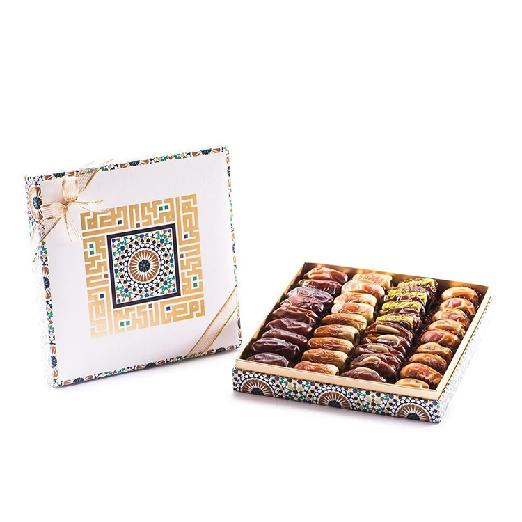 Оптовая продажа Подарочные конфеты дата упаковка роскошные коробки из бумаги подарочные