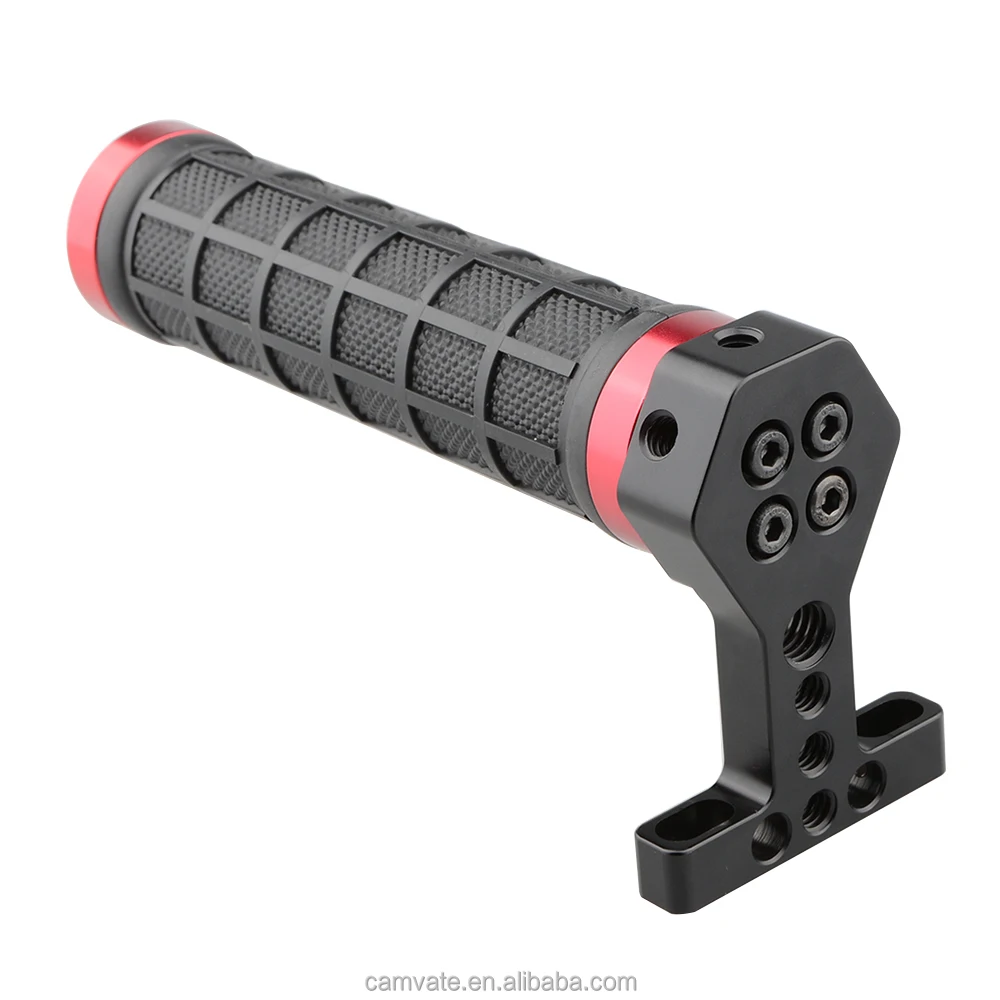 Camvate верхней камеры ручка резиновая ручка для DSLR клетка