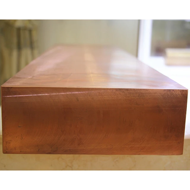 
High pure 99.9999% 6N copper ingot for superconductor and solar energy thin film coating use 