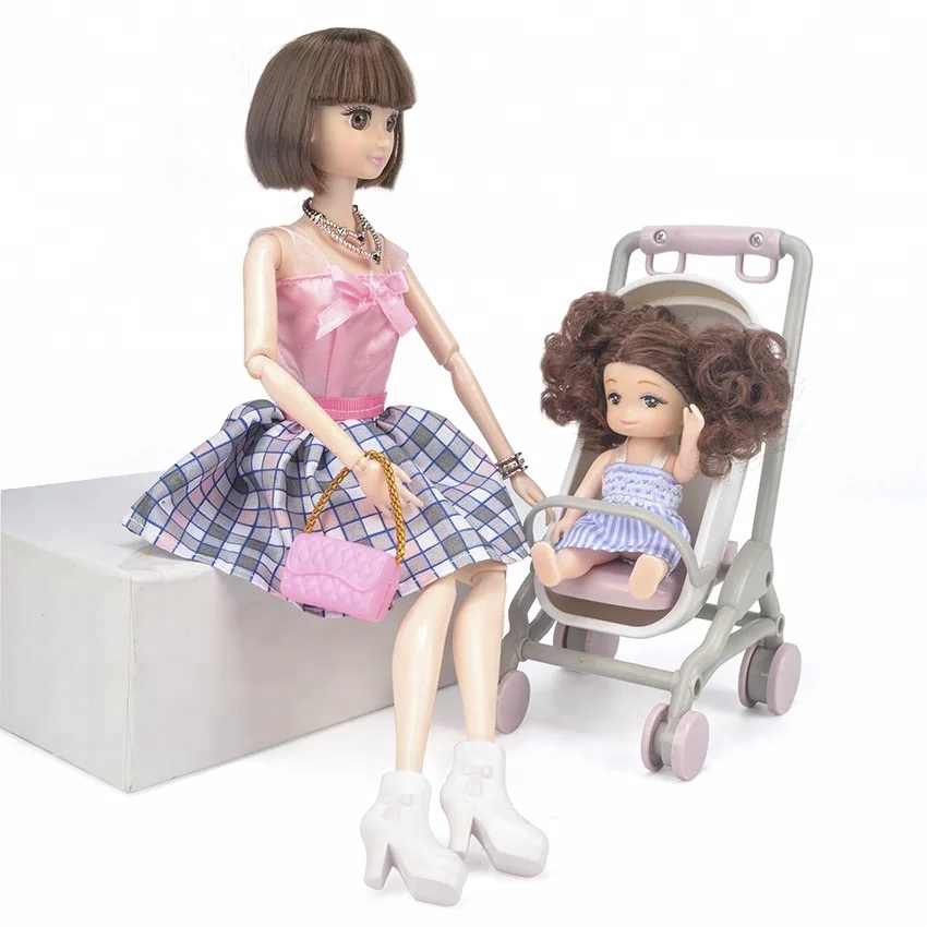 Lofea high quality soft plastic 3D jointed girl doll 4