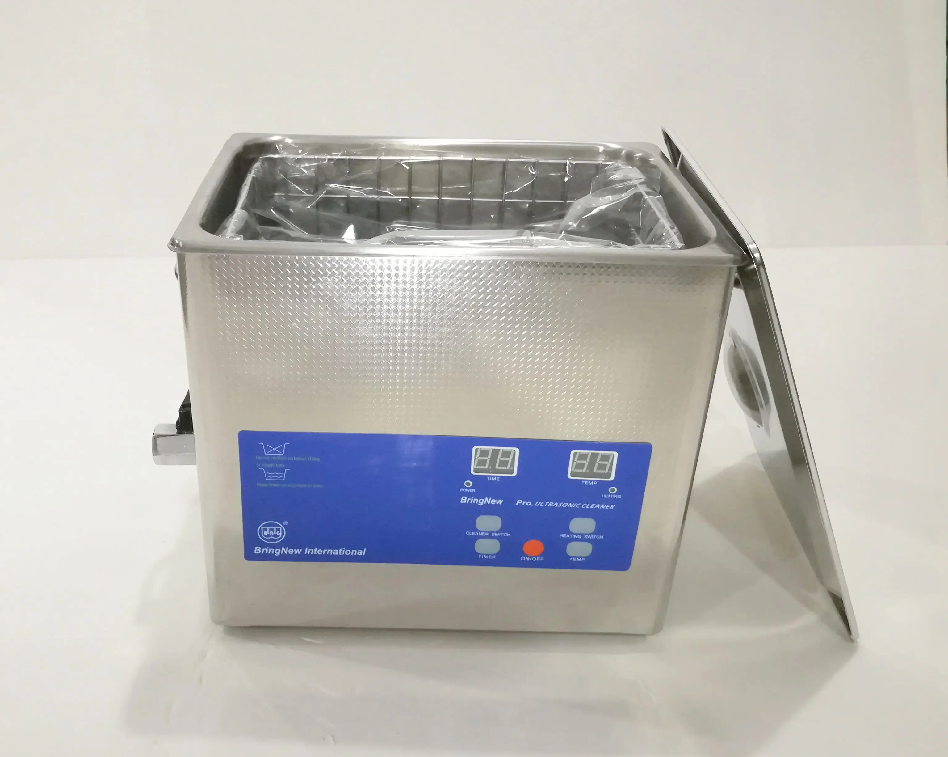 China Manufactory Industrial ultrasonic cleaner 10L Stainless Steel Ultrasonic Parts Cleaner Machine with Timer & Heater