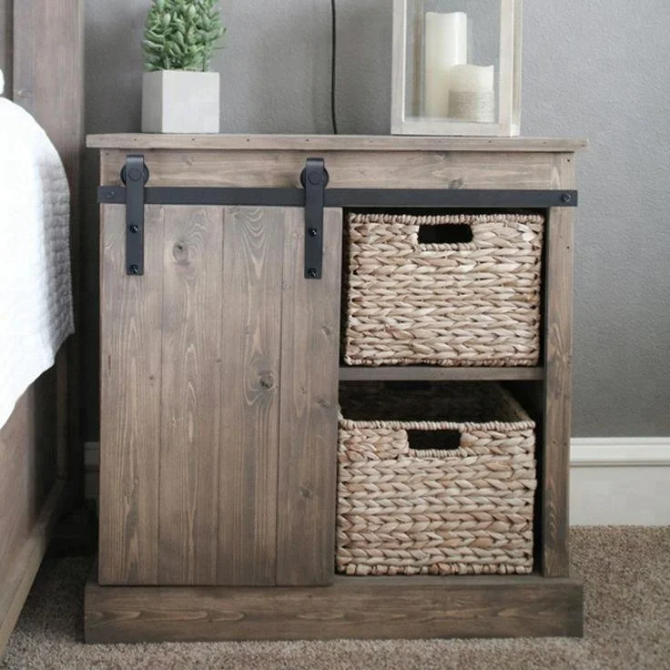 5FT Mini Bent Sliding Cabinet Barn Door Hardware