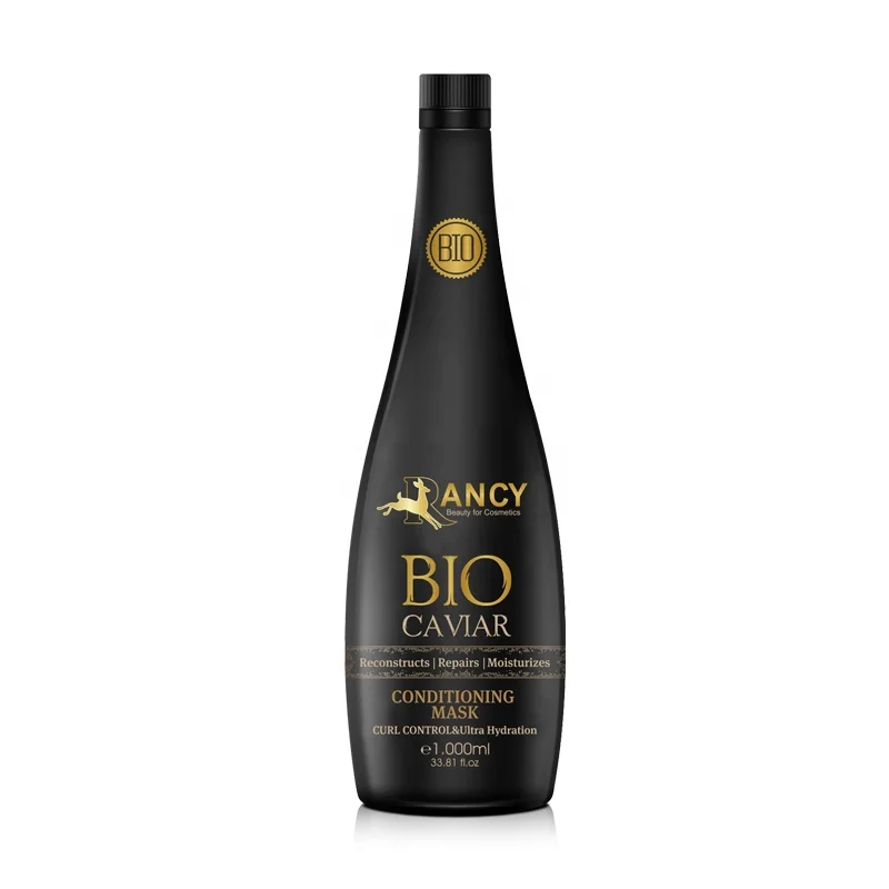 
OEM 1000ML Bio Caviar Hair Shampoo Ultra Hydration Sulfate free Natural Shine Anti Hair Loss Keratin Hair Shampoo 