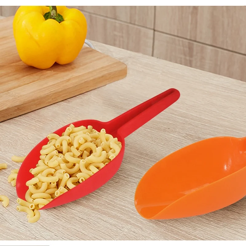 Good Quality PP Kitchen Baking Measuring Tools 3 Piece Plastic Nesting Food Measuring Scoop Set