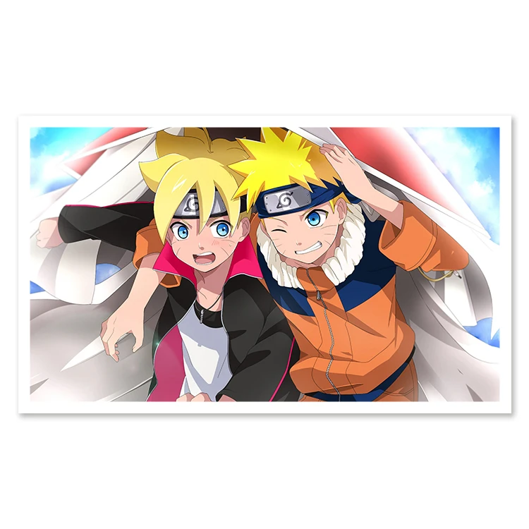 
3d Lenticular Anime Poster Naruto Flip Anime Design Poster For Home &Office Decoration 