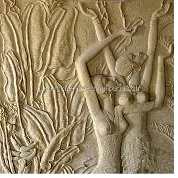 natural marble plaster relief sculpture