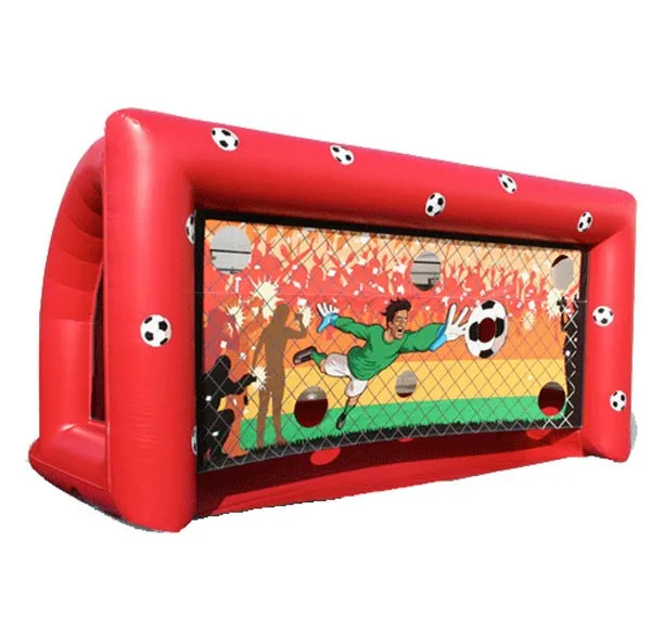 inflatable penalty shootout game football soccer goal challenge
