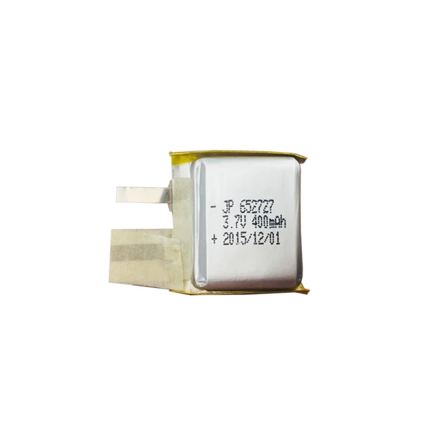 factory battery 653030 3.7v 400mAh rechargeable certificated li po battery for uav