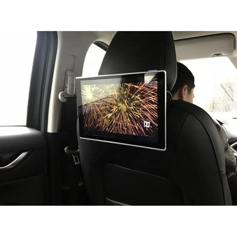 4K Android Rear Head Rest DVD Monitor In Car For Volkswagen CC Multivan Caravelle Sharan Touran Magotan T-ROC Golf Video Display