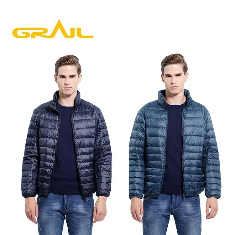 Hot sale online shopping fashionable outside hooded ultra light down winter jacket men
