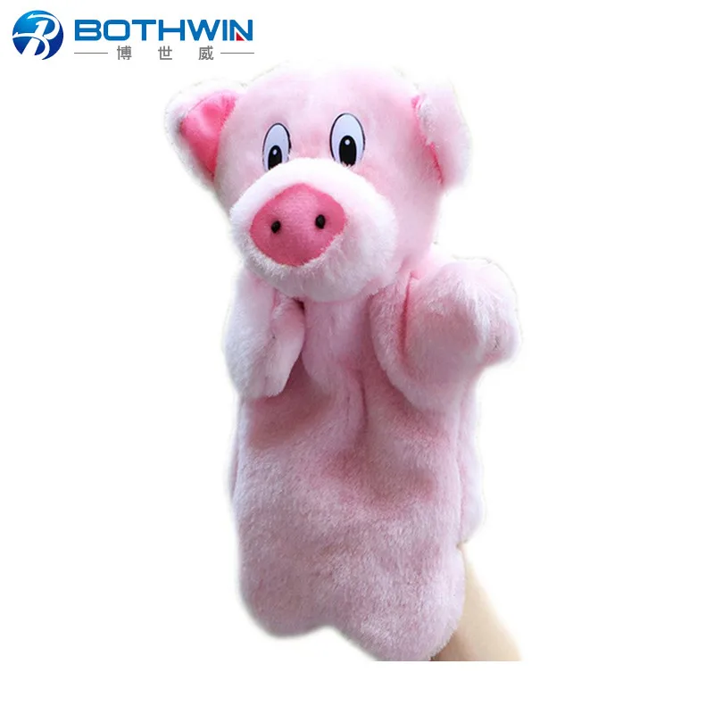 
Stuffed animal education cute pig hand puppet toy 