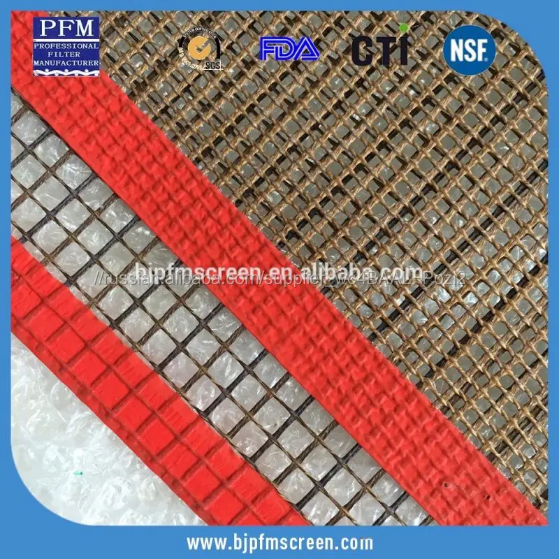 Термостойкие oem антипригарным тефлона ptfe покрытием из стекловолокна открыть сетка сушки конвейер
