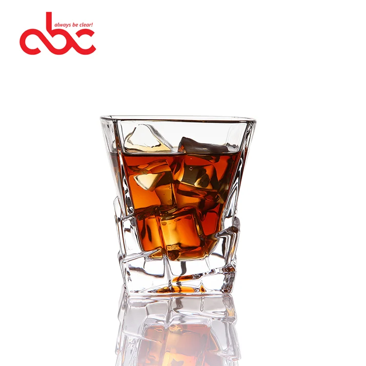 300ml  Ice Shaped Whiskey Glass Wine Glass Scotch Glass Set