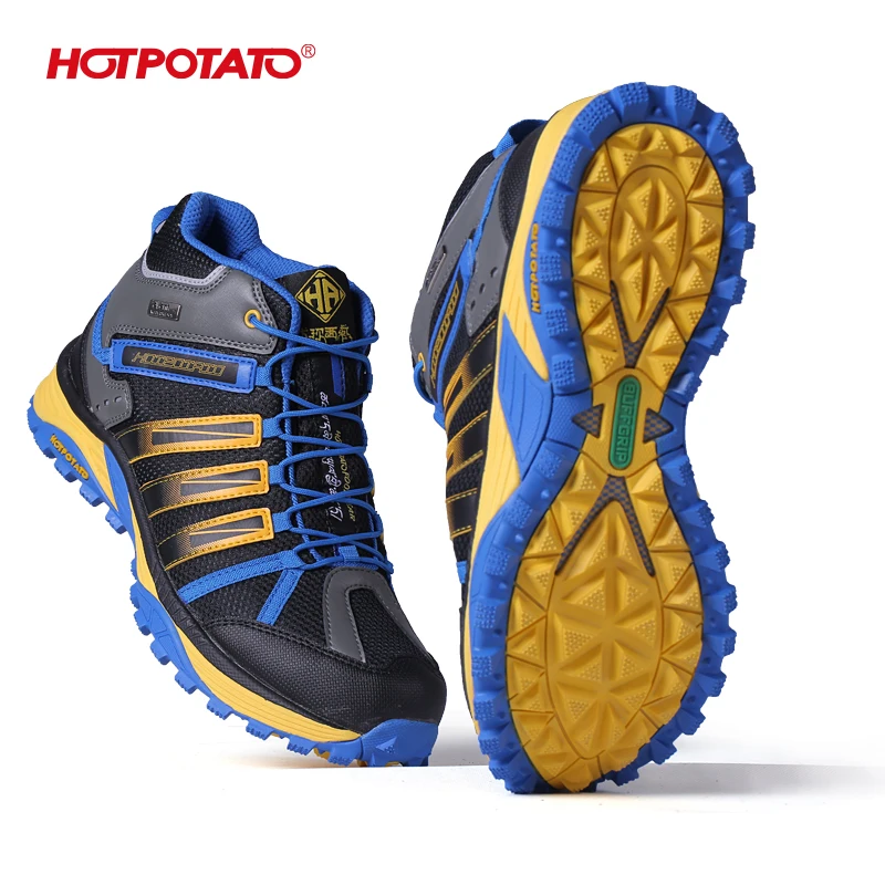 HOTPOTATO waterproof PU trekking boots women  mid-cut wp trail shoes