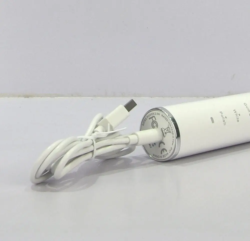 
Sinbol brand 2019 new arrival rechargeable IPX7 waterproof travel use toothbrush with black color and CE certificate 