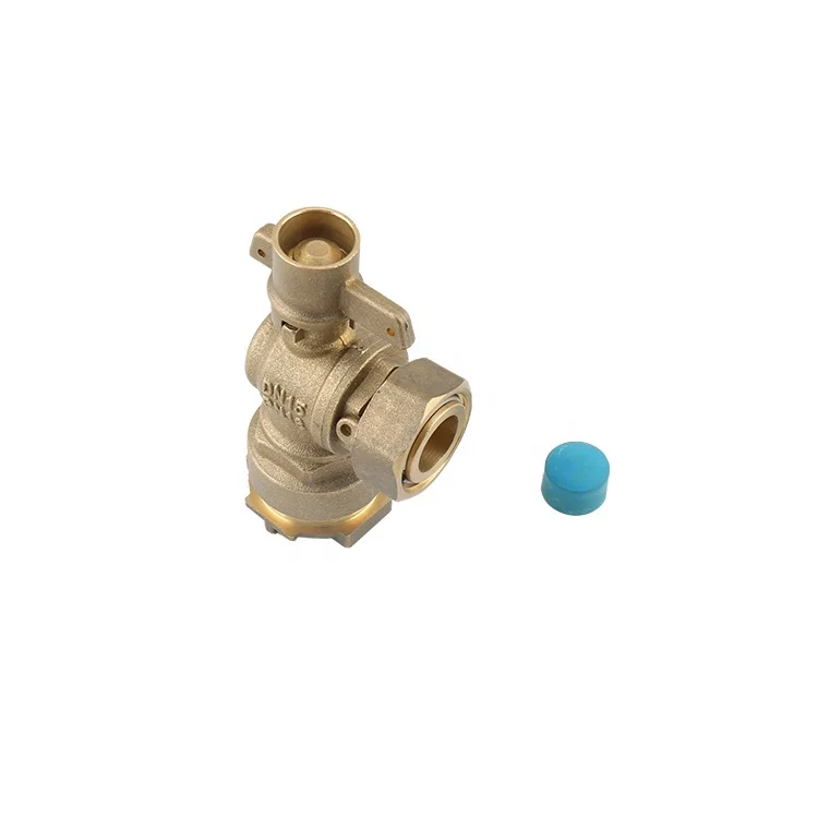 BMAG In Stock WRAS Certificated Anti-Theft DN15*3/4*25 PN16 Brass Lockable Ball Valves Lock Ball Valve For Water Meter