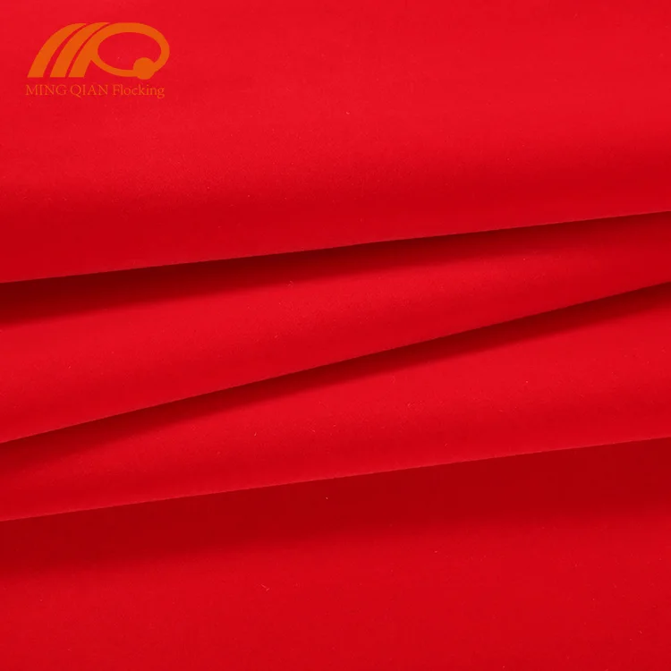 Spunlace Non Woven Fabric Flocked with Long Pile for Jewelry wine cosmetic chocolate gift packaging