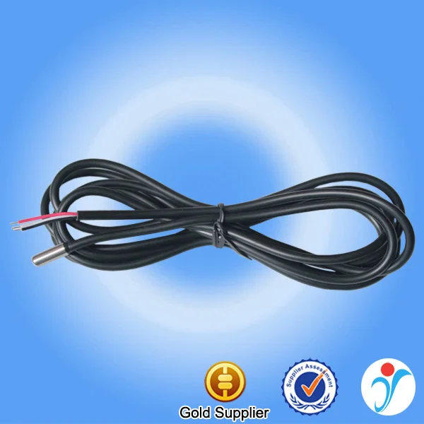 Сертифицированный ISO силиконовые провода датчика температуры DS18b20