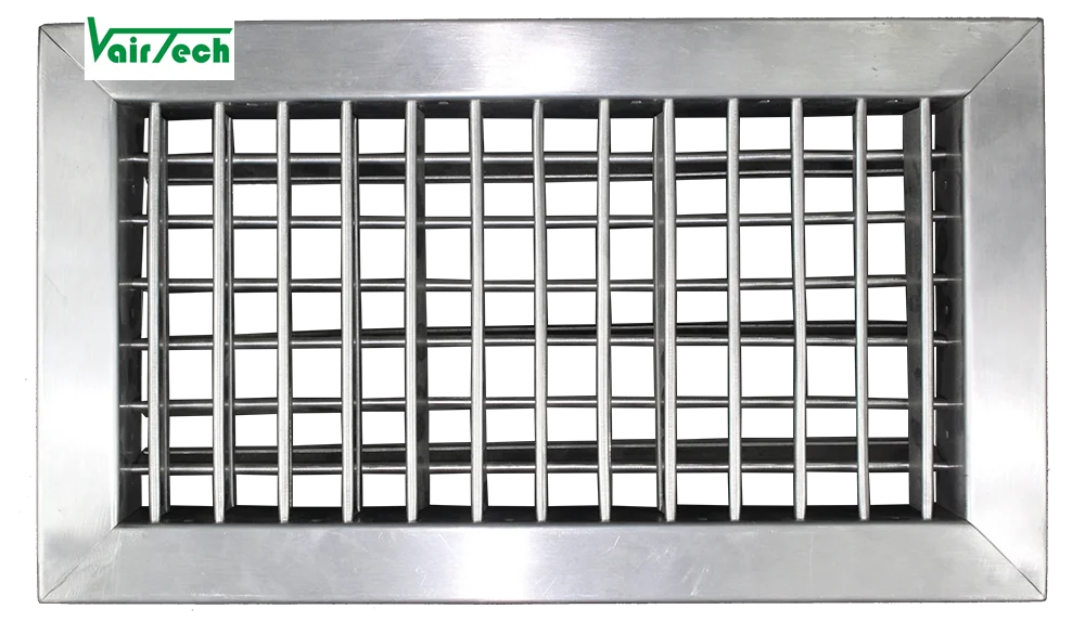 Modern Design HVAC Stainless Steel Registers and Grilles Air Louvers Vent for Air Conditioning Ventilation