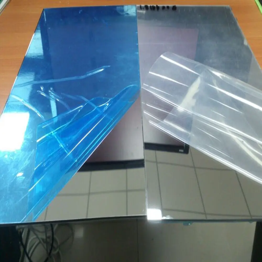 Unbreakable plastic mirror sheet in pmma material