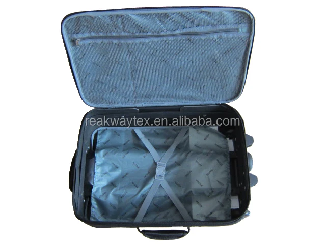 China Luggage Factory Supply Cheap Promotional 2pcs Eva Trolley Luggage Suitcase Sets